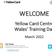 Yellow Card Centre Wales' Training Day