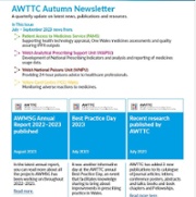 Autumn Newsletter front cover