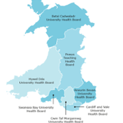 Wales University Health Board Map