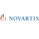 Novartis logo in blue on a white background