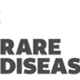 Rare diseases logo in black font