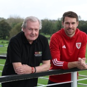 Aaron Ramsey and Len Nokes 1.JPG