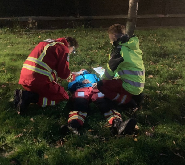 Medics attend casualty 