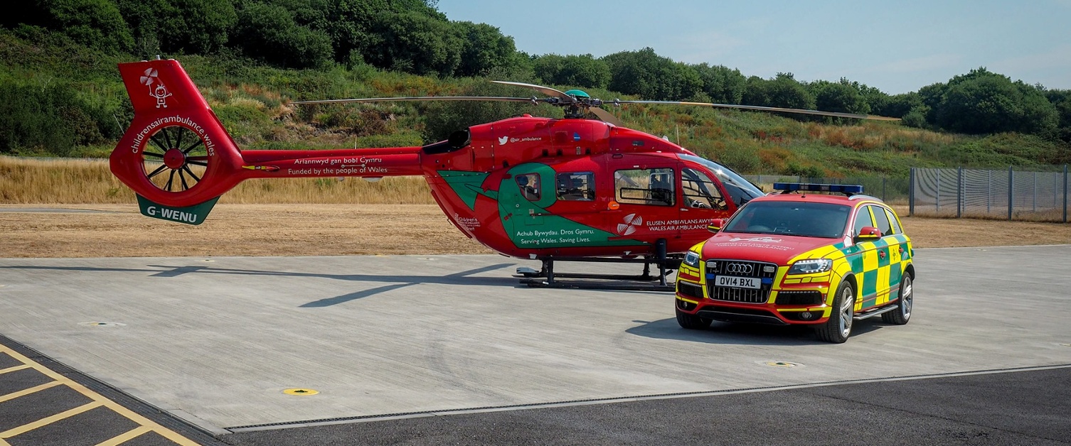 Wales Air Ambulance and Rapid Response Vehicle 